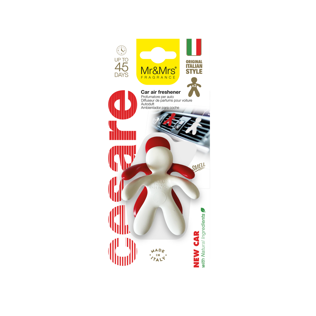 CESARE NATIONAL SPIRIT NEW CAR (White and Red)