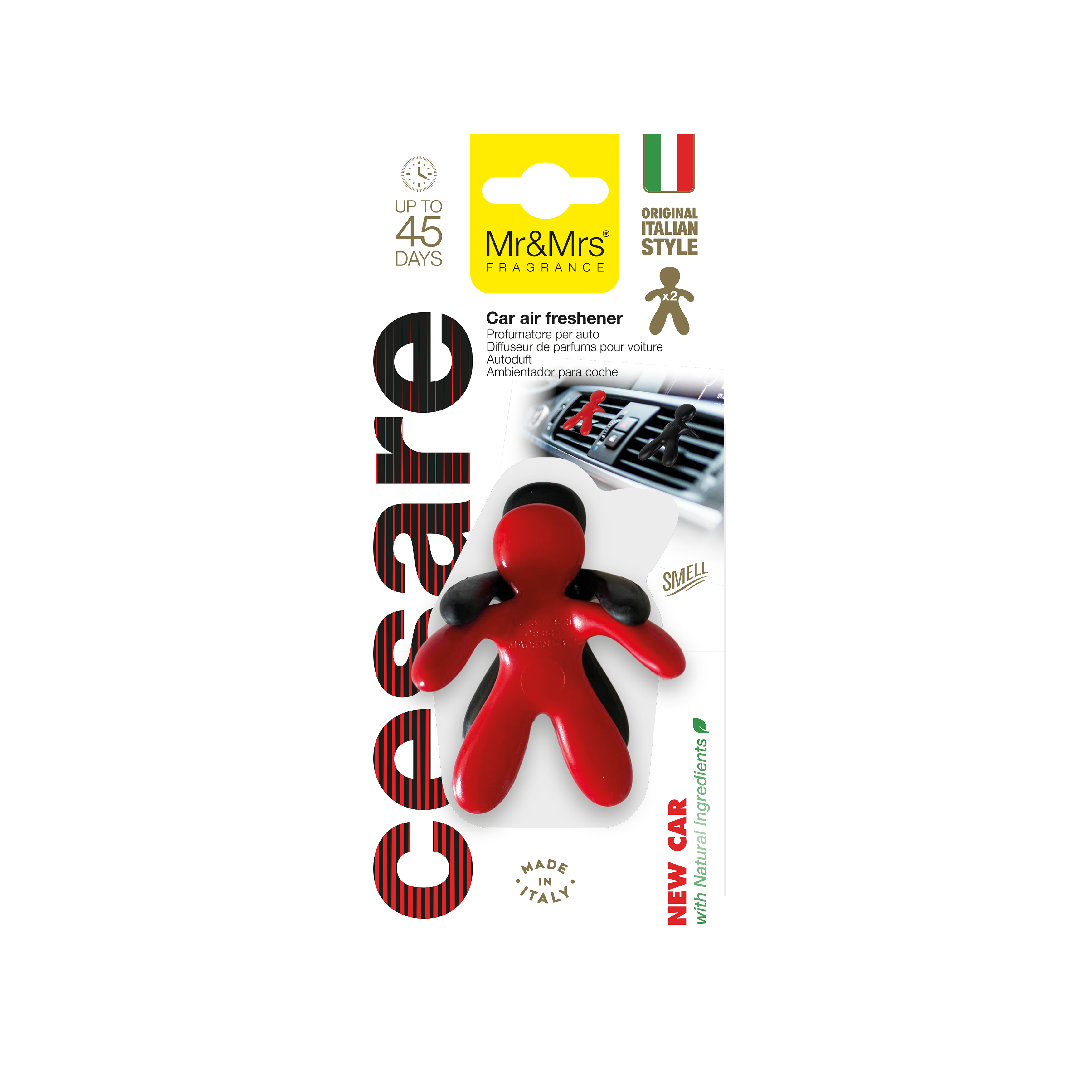 CESARE NATIONAL SPIRIT NEW CAR (Red and Black)