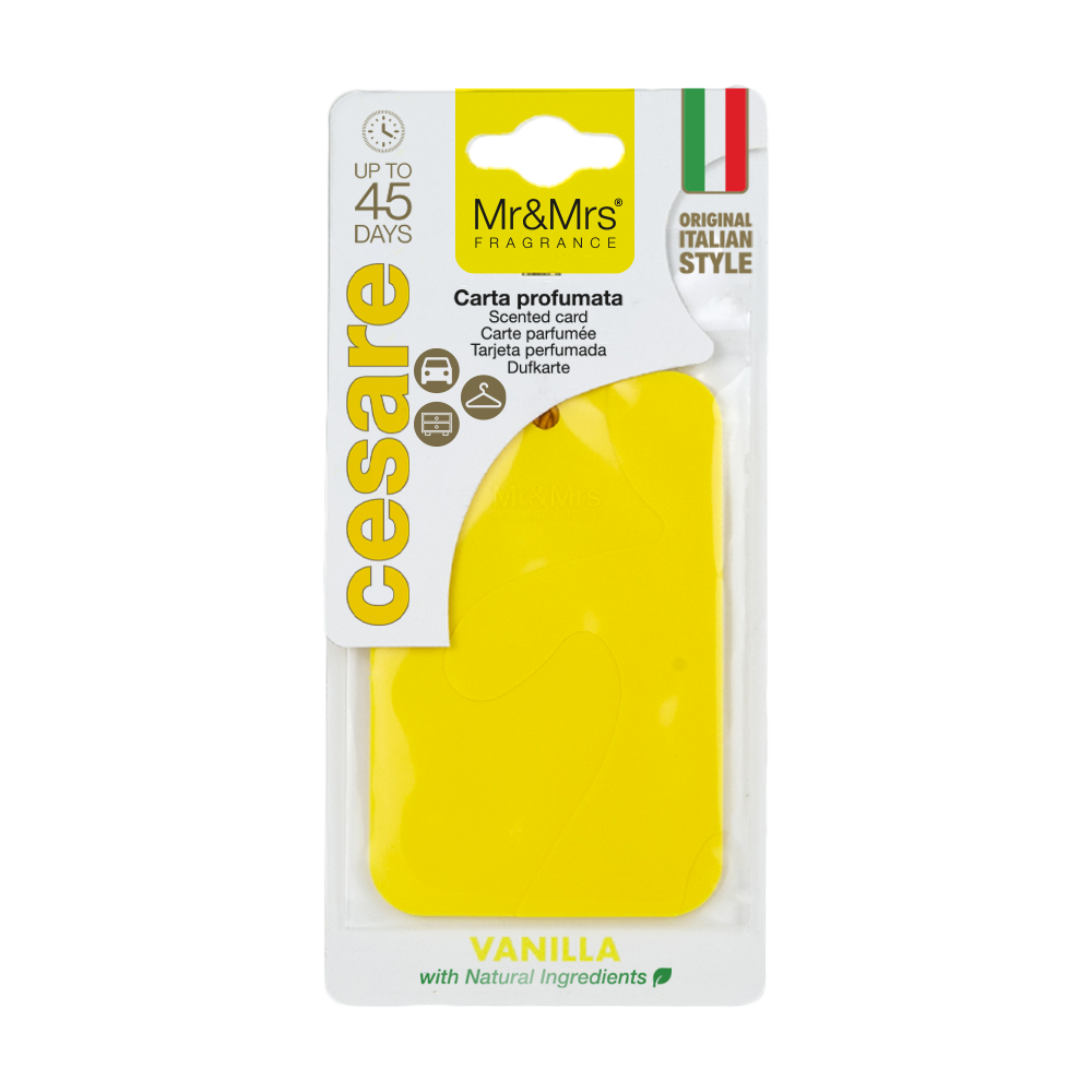 CESARE SCENTED CARD VANILLA