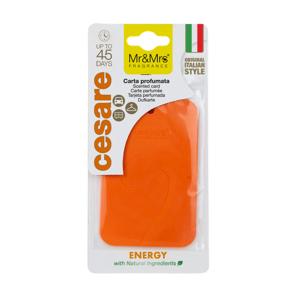 CESARE SCENTED CARD ENERGY