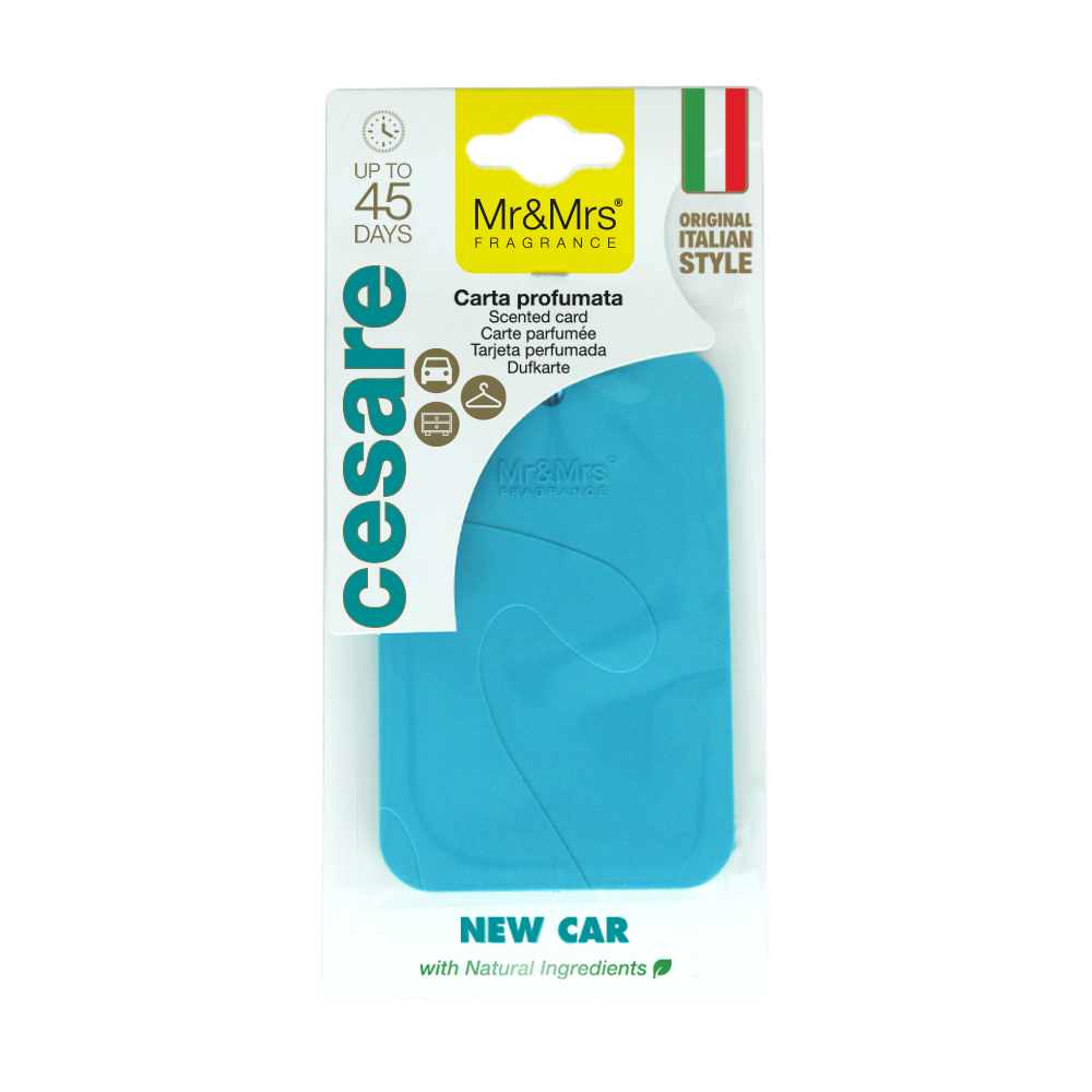 CESARE SCENTED CARD NEW CAR